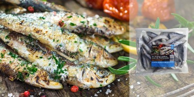 Les Petites Sardines entières crues de Méditerranée 500 g