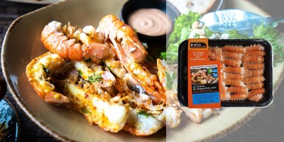 Queue de Langoustine crue surgelée - Recette en wok citronnelle et sésame Queue de Langoustine crue surgelée - Recette en wok citronnelle et sésame