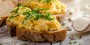 Recette gourmande de Brouillade de Corail d'Oursin et crème d'Avocats sur toast