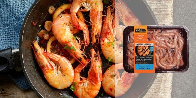Petite Crevette de Méditerranée crue surgelée - Recette façon Tapas apéritif