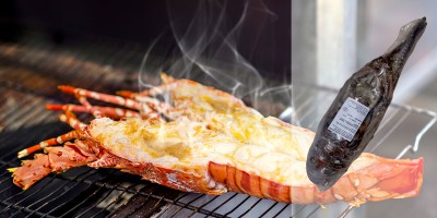 Langouste géante entière crue surgelée - Recette grillée mayonnaise safranée