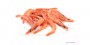 Crevettes roses sauvages de Méditerranée entières crues décongelées